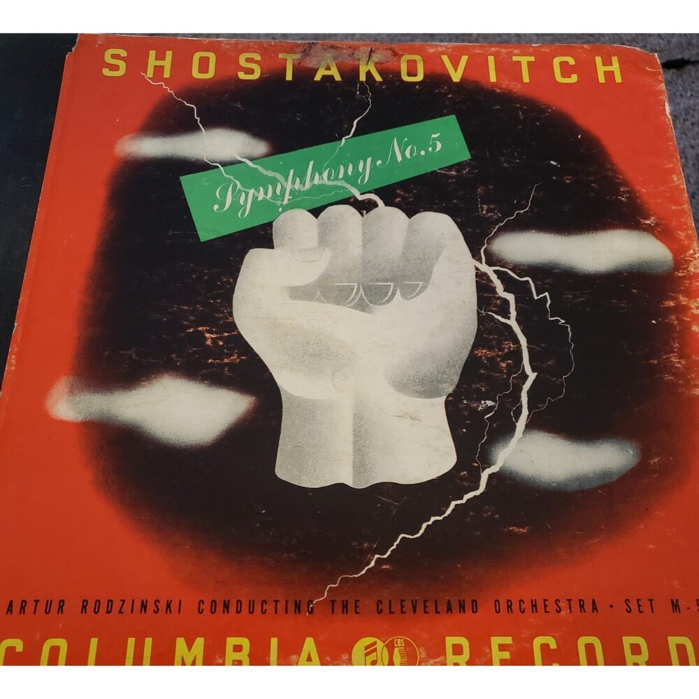 1954 Set Shostakovich “Symphony No. 5” COLUMBIA set of 6 Records Great condition